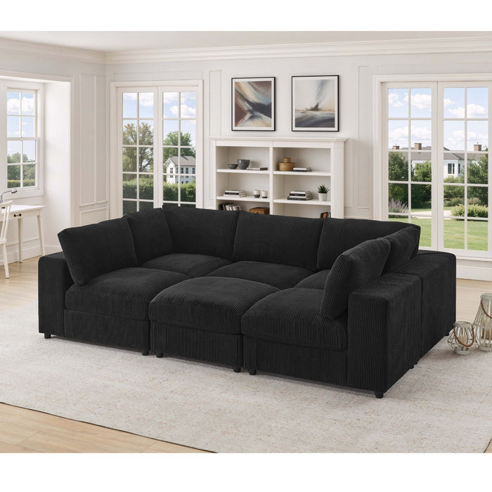 Modern Reversible Modular Sectional Home Essentials