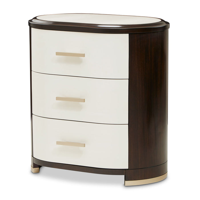 Paris Chic - Nightstand - Espresso Brown