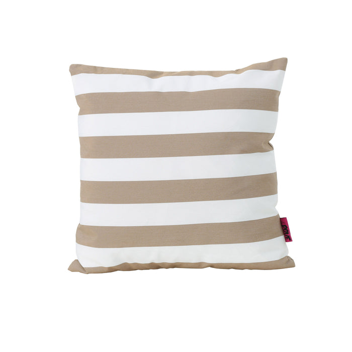 Coronado - Stripe Square Pillow - Brown