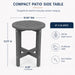Round Outdoor Side Table Home Essentials