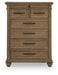 Karallin - Seven Drawer Chest - Medium Brown Signature Design by Ashley®