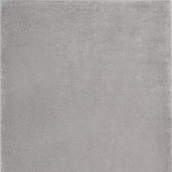 5' X 7' Non Skid Indoor / Outdoor Area Rug - Silver Gray