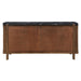Estella - Server With Marble Top - Black Natural Marble Top & Walnut ACME