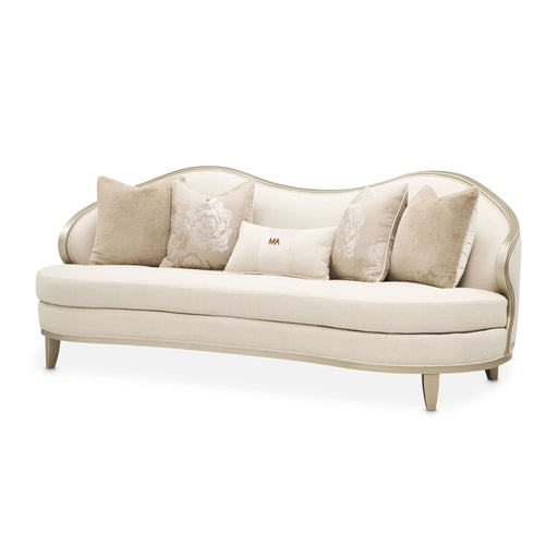 Camellia Field - Sofa - Cornsilk / Caramel Michael Amini