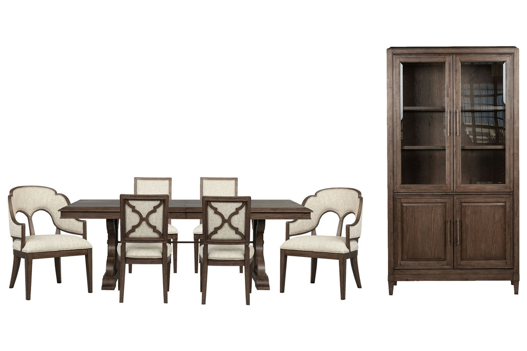 Jubilee - Extendable Trestle Dining Table Set Magnussen Furniture