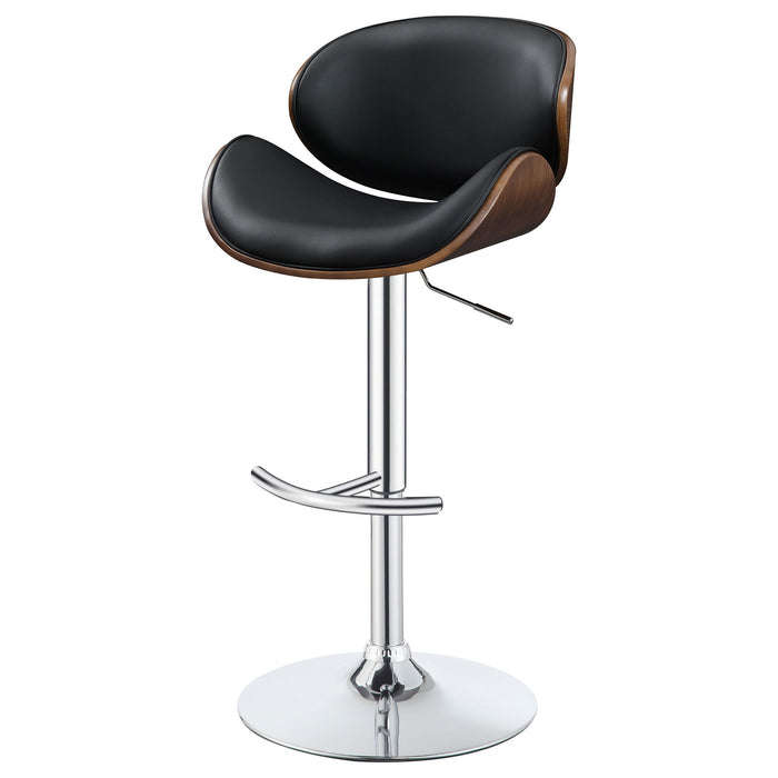 Adjustable Height Bar Stool - Black Furniture Max