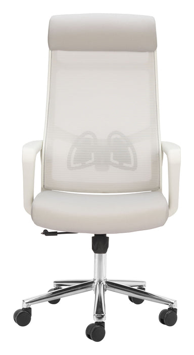 Jett - High Back Office Chair - Light Gray Zuo Modern