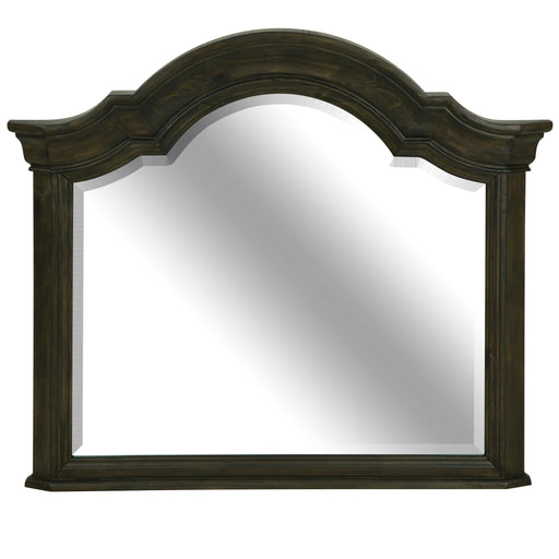 Bellamy - Shaped Mirror - Peppercorn Magnussen Furniture