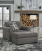 Gardiner - 2 Pc. - Chair And A Half, Ottoman - Pewter Signature Design by Ashley®