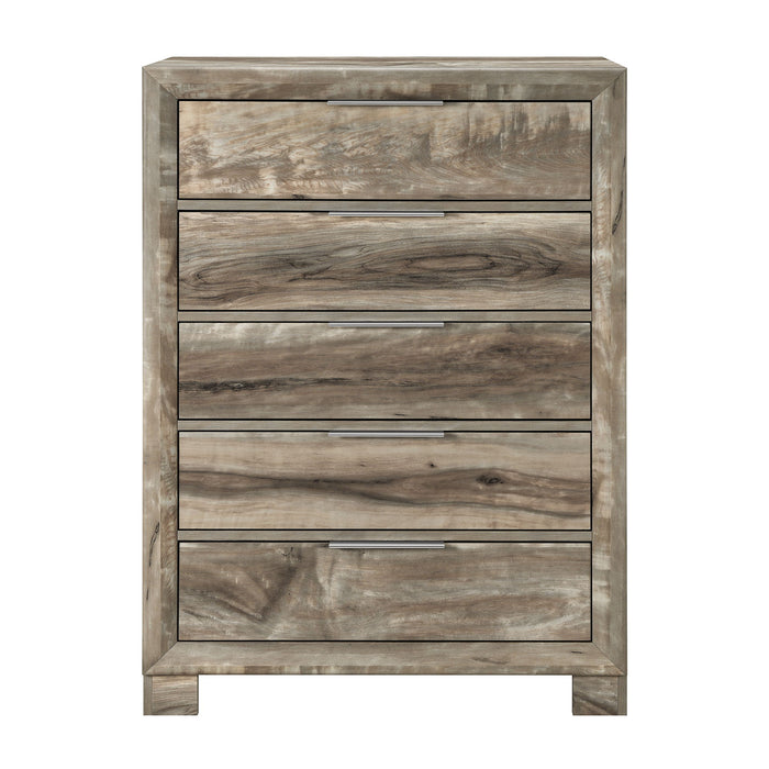 Callisie - Chest With 5 Drawers - Brown Global Furniture USA