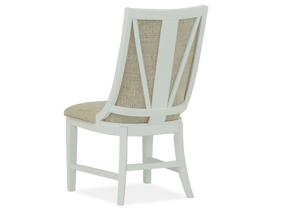 Heron Cove - Upholstered Host Side Chair (Set of 2) - Dark Brown Magnussen Furniture