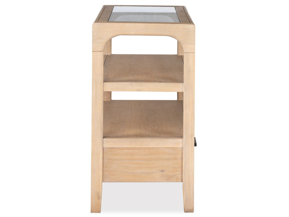 Somerset - Open Buffet - Butternut and Omari Natural Magnussen Furniture