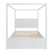 Canopy Platform Bed With Trundle And 3 Storage Drawers Hearth and Haven