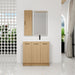 Freestanding Bathroom Vanity Set With Tall Linen Cabinet, 3 Door Storage Cabinet, Single Sink Home Essentials