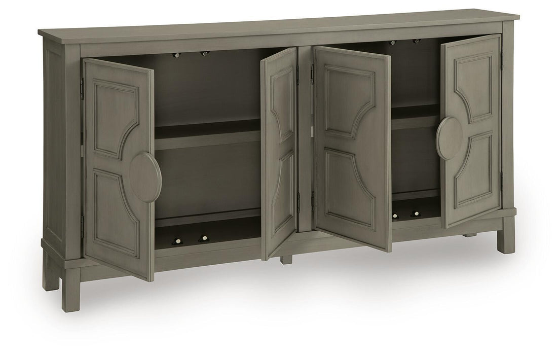Darlock - Accent Cabinet - Warm Gray Signature Design by Ashley®