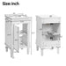 French Style Bathroom Cabinet With Sink, Adjustable Shelf Hearth and Haven