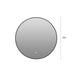 Round Framed Dimmable ED Bathroom Mirror With Anti Fog Daily Nest