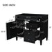 Bathroom Vanity With 2 Drawers And Tip-Out Drawer, Storage Cabinet Hearth and Haven