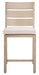 Reefline - Armless Counter Stool (Set of 2) - Gray / Light Brown Zuo Modern