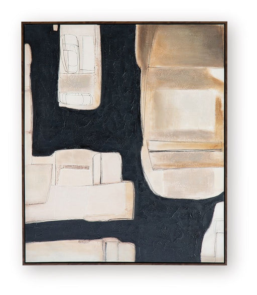 Feyville - Wall Art - Black / Brown / Cream Signature Design by Ashley®