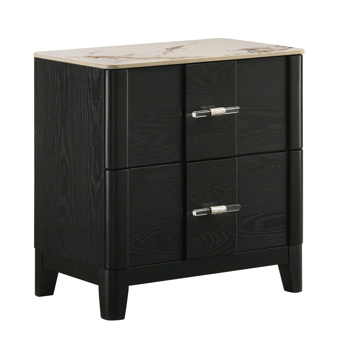 Opel - Nightstand - Black Matrix Furniture Group