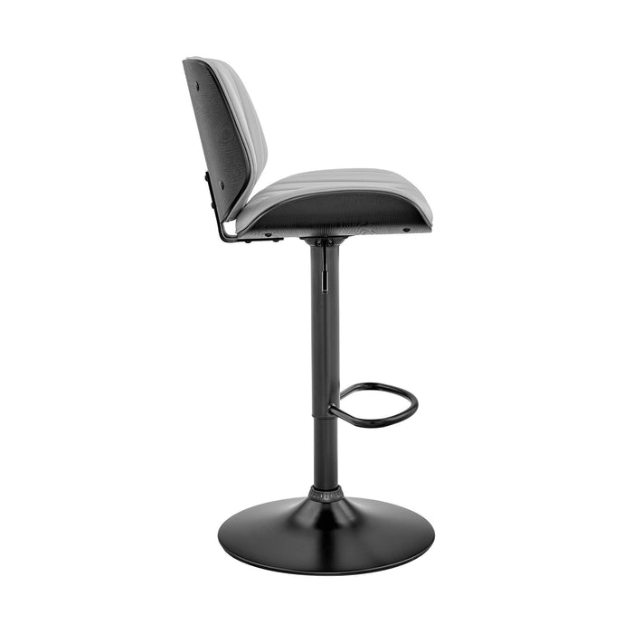 Swivel Adjustable Height Bar Chair - Gray