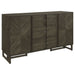 Glenmoor - 3 Drawer Server With 2 Cabinets - Dark Gray Furniture Max