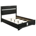 Modern Bedroom Set With Upholstered Headboard And Textured Storage Furniture Max