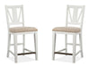 Heron Cove - Counter Chair With Upholstered Seat (Set of 2) - Chalk White Magnussen Furniture