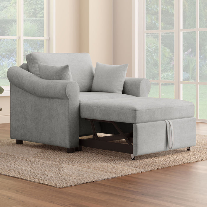 Convertible Sleeper Chair With Adjustable Backrest Hearth and Haven