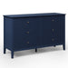 Modern 6 Drawer Fluted Dresser Home Essentials