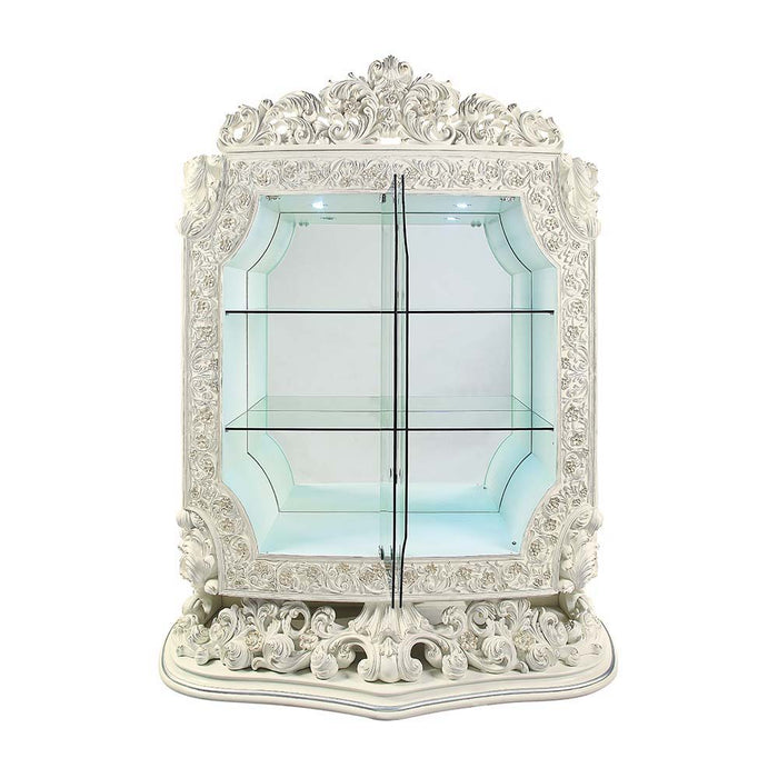 Adara - Curio - Antique White ACME