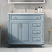 Modern Bathroom Vanity With Sink, 3 Drawers & 2 Doors Hearth and Haven