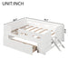 Platform Bed With Guardrail And Drawer Dreamland