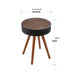 Round Coffee Table With Carved Top For Living Room Home Essentials