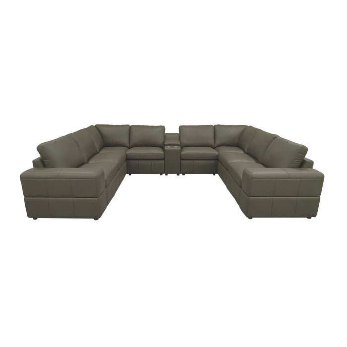Modular Sectional With Large Square Arms Home Essentials
