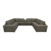Modular Sectional With Large Square Arms Home Essentials