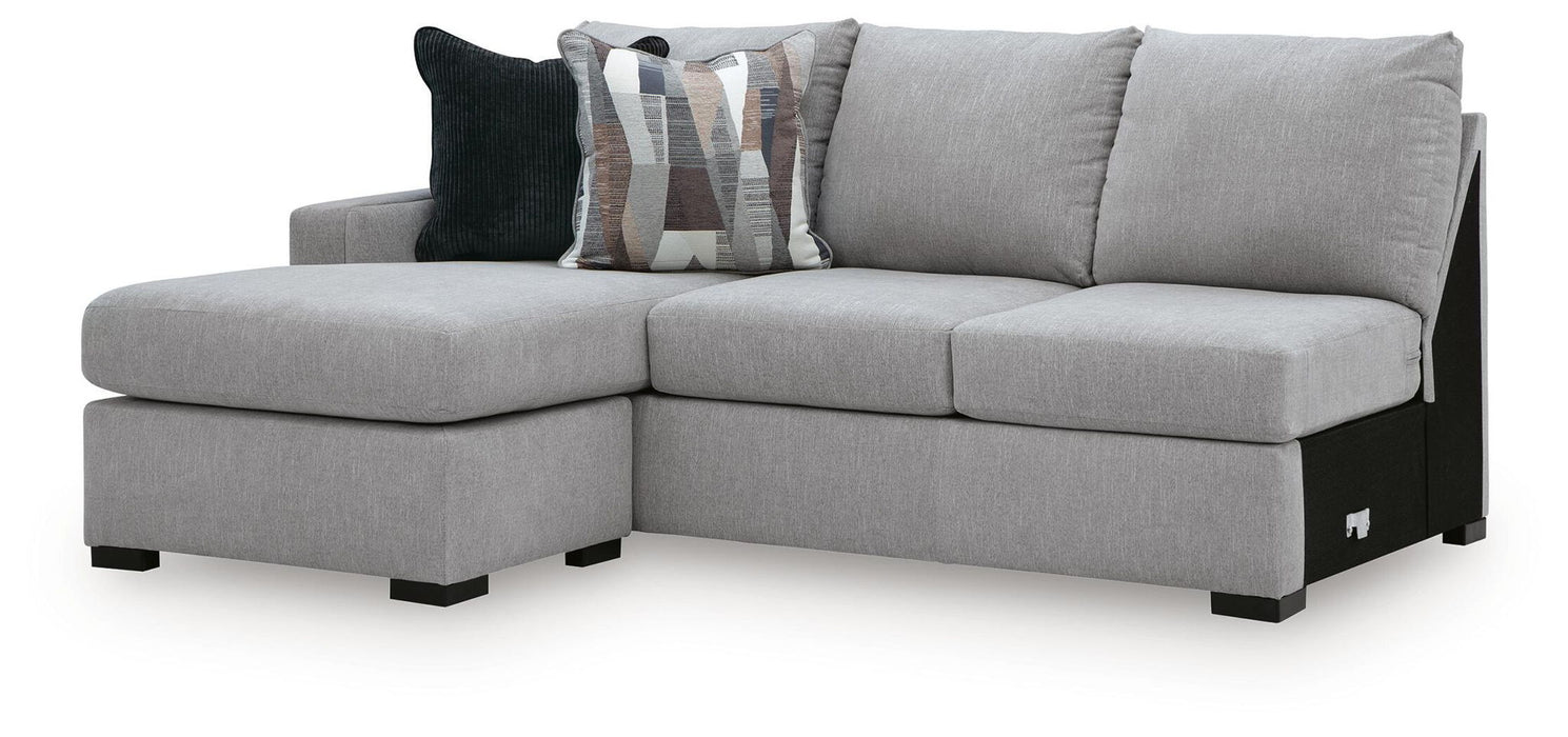 Lakepoint - LAF Sofa Chaise - Nickel Benchcraft®