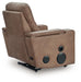 Lorrenton - Glider Power Recliner With Audio System - Caramel Signature Design by Ashley®