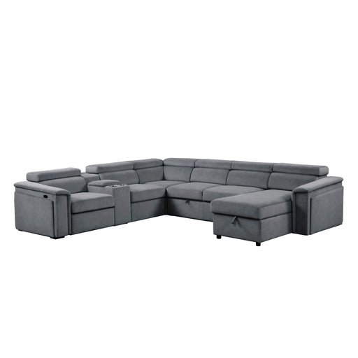 Harvey - Power Recliner Sleeper Sectional Matrix Furniture Group