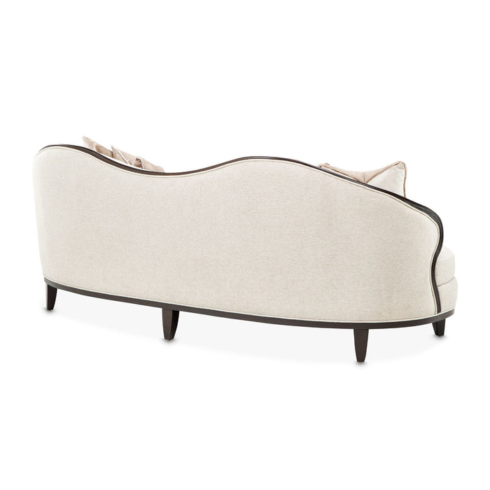 Camellia Field - Chenille Sofa - Linen / Warm Pecan