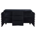 Monette - 3 Drawer Server Sideboard - Black Furniture Max
