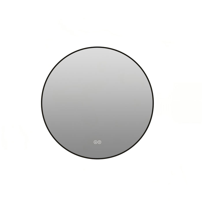 Round Framed Dimmable ED Bathroom Mirror With Anti Fog Daily Nest