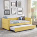 Upholstered Daybed With Pop Up Trundle Home Essentials