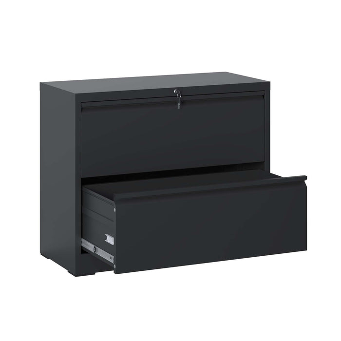 Lateral File Cabinet, Heavy Duty Filing Holds Letter/Legal/A4 Files Home Essentials