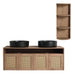Bathroom Vanity & Art Sink And Storage Rack, Float Mounting Design Home Essentials