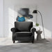 Upholstered Accent Armchair With Turned Legs For Living Room US Pride