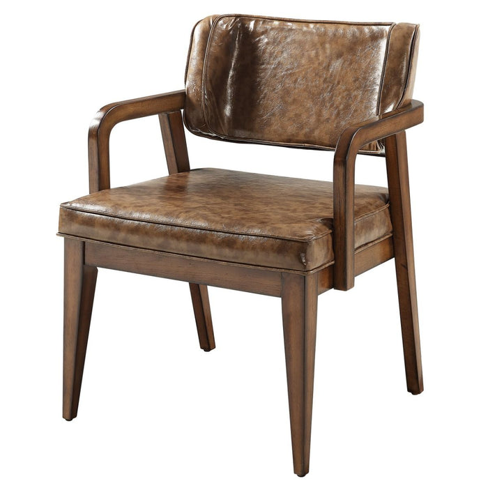 Harvey - Arm Chair (Set of 2) - Brown ACME