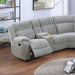 Power Motion Sectional LAF / RAF Loveseat With Console Cup Holders Home Essentials