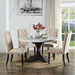 Gerardo - Dining Table - White Marble Top & Weathered Espresso ACME